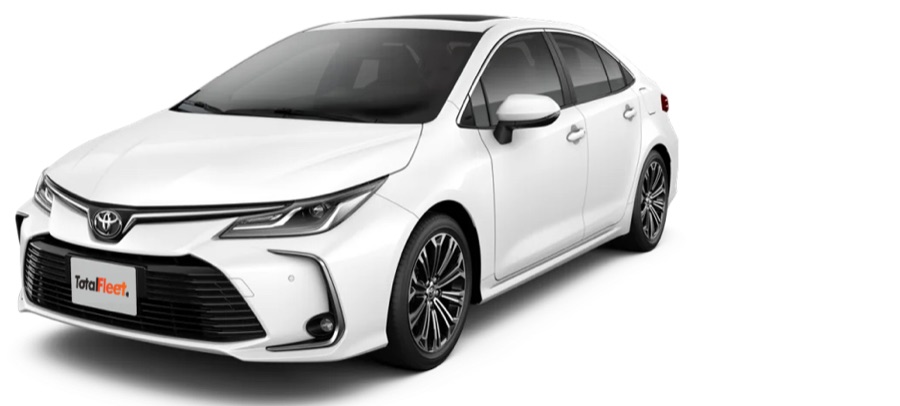 Toyota Corolla — imagen ilustrativa de la flota de Total Fleet, alquiler de autos en Bahía Blanca