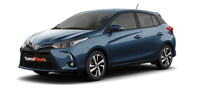 Toyota Yaris automático — imagen ilustrativa del auto en alquiler